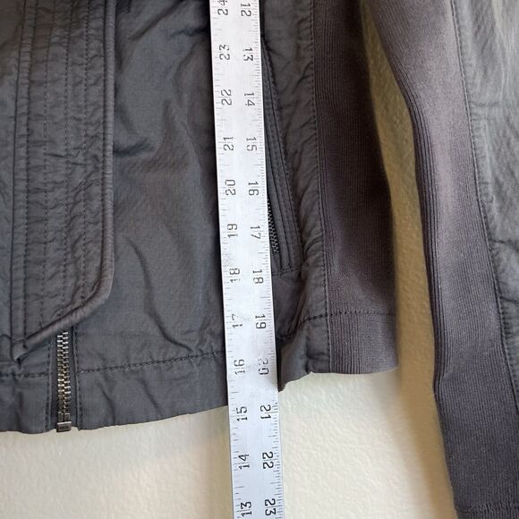 A/X Armani Exchange Gray Moto Jacket Size S - Picture 9 of 12